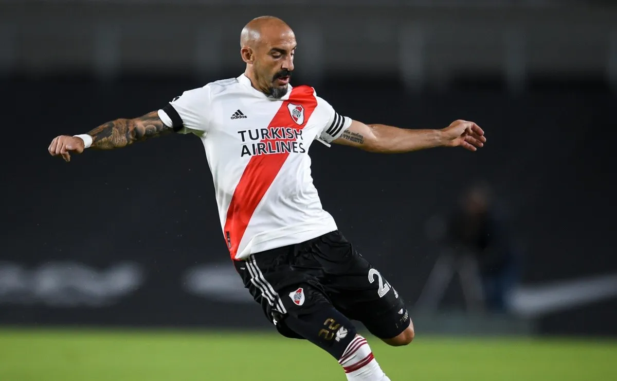 Javier Pinola cumplió 38 años pero no piensa en el retiro, le gustaría seguir en River, más allá que su contrato termine en junio de 2021. Además elogió a Gallardo.