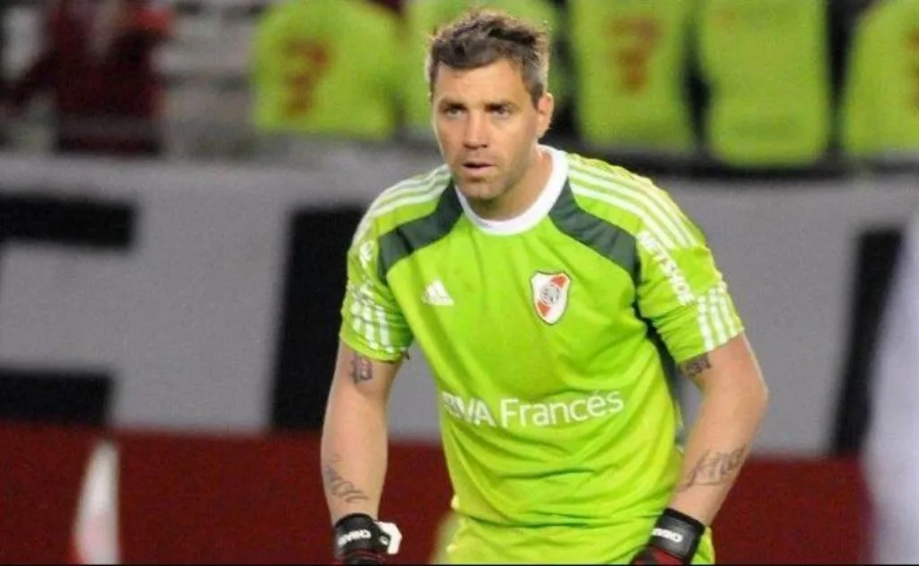 Julio Chirini atajó en River entre 2014 y 2016.