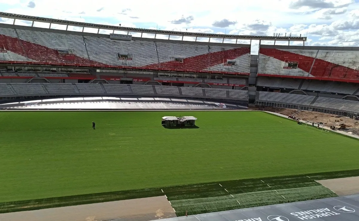 El Estadio Monumental se encuentra casi terminado para el partido del próximo sábado