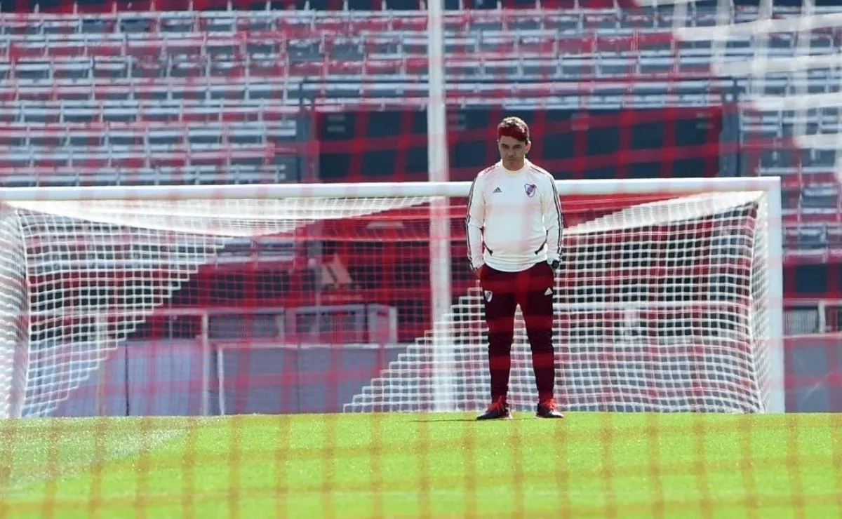 Marcelo Gallardo recorrió el Estadio Monumental