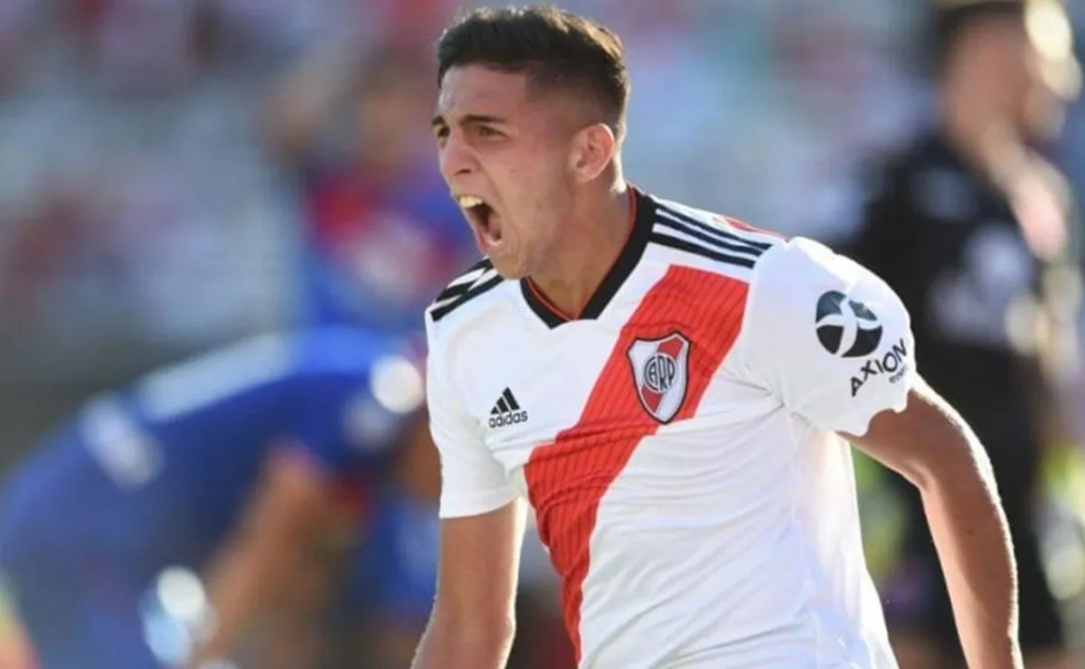 Hernán López Muñoz disputó un partido oficial en River Plate y marcó un gol