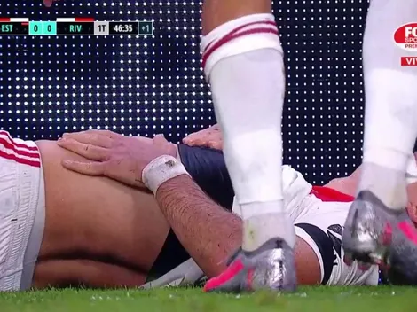 Durísimo planchazo a Borré y roja