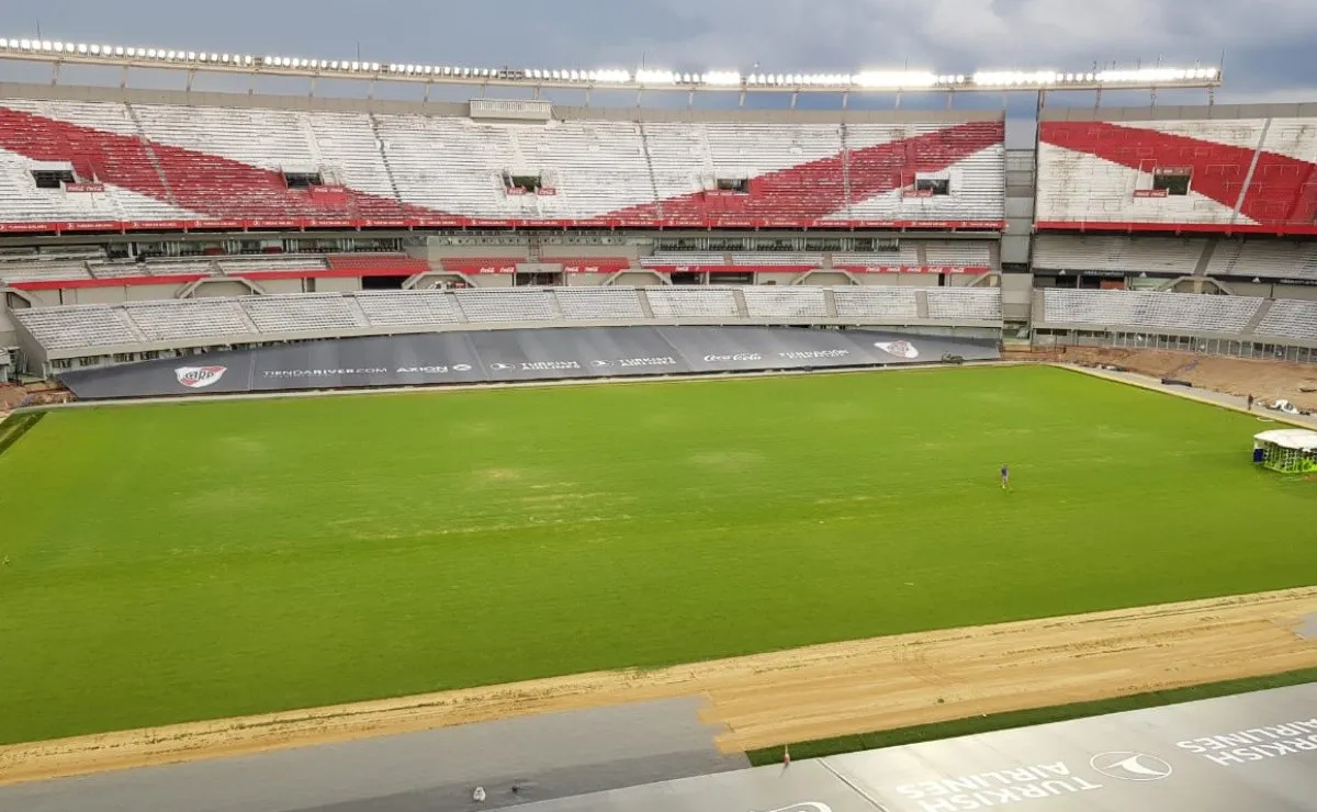 En el Monumental se están terminando los últimos detalles de la obra para que River vuelva a ser local allí.