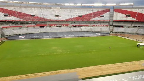 En el Monumental se están terminando los últimos detalles de la obra para que River vuelva a ser local allí.