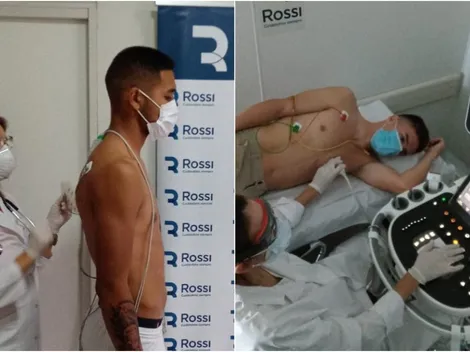 Revisión médica y firma para Palavecino y Martínez