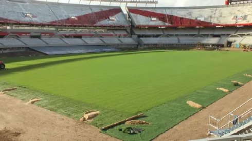 El Estadio Monumental cada día más preparado para el nuevo estreno