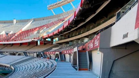 El Estadio Monumental lucirá totalmente diferente cuando los hinchas vuelvan a alentar a River en persona. Habrá Wifi, baños nuevos y una mejor visión para la Centenario Alta.