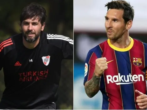 Lux recibió un regalo de Messi y lo felicitó