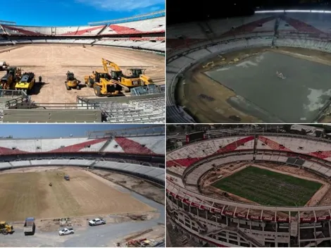 Paso a paso: la evolución de las obras en el Monumental