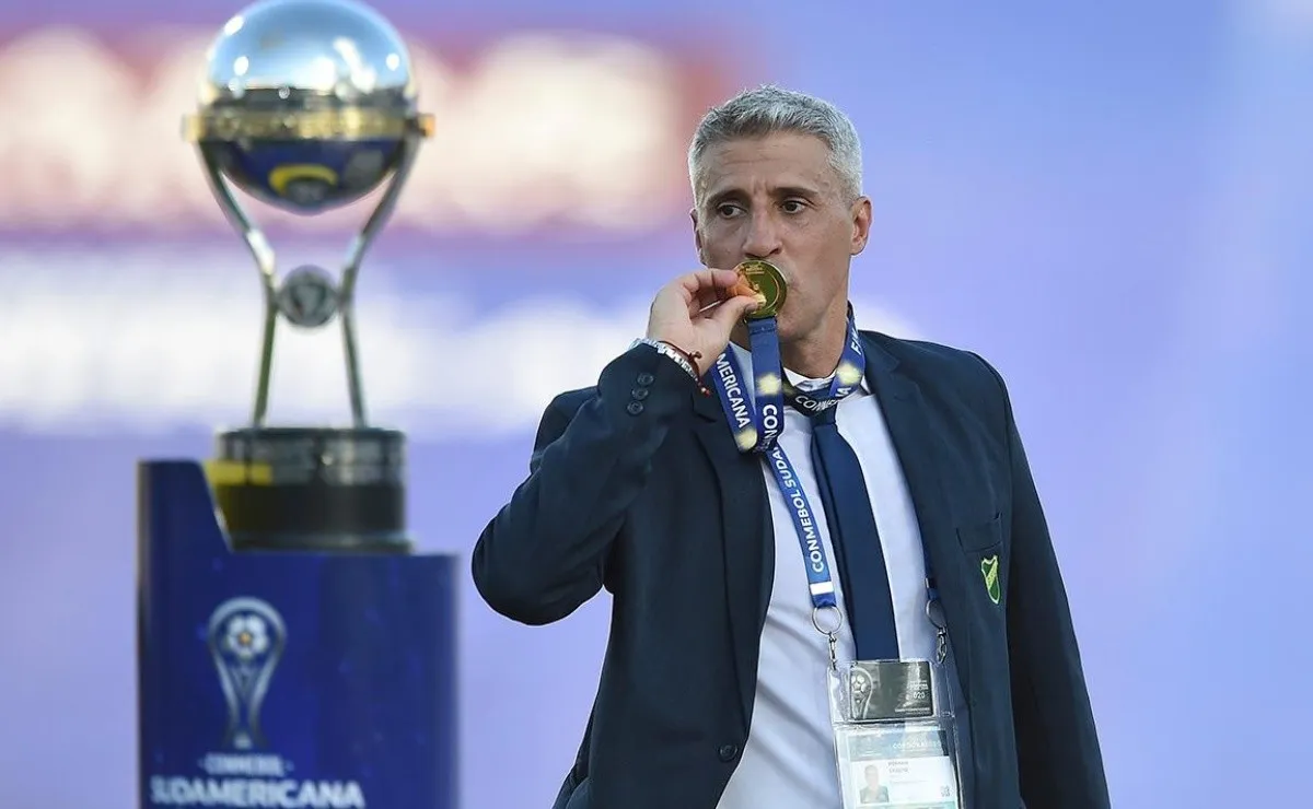 Hernán Crespo se refirió al triunfo de Defensa y Justicia en la Copa Sudamericana y lo comparó con lo que sucedió cuando él fue figura clave en la Copa Libertadores de 1996 jugando para River.