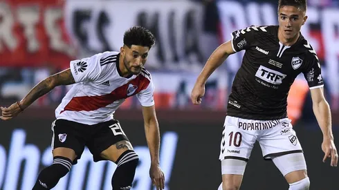 Agustín Palavecino enfrentó a River por Copa Argentina jugando con Platense