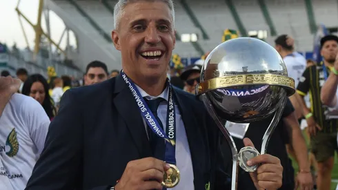 Hernán Crespo, la cabeza principal de este logro histórico del conjunto de Florencio Varela