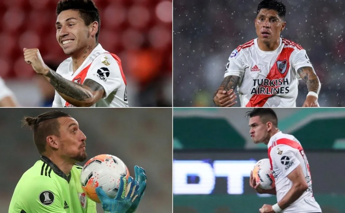 El cuadro de situación de todos los jugadores de River en el mercado de pases