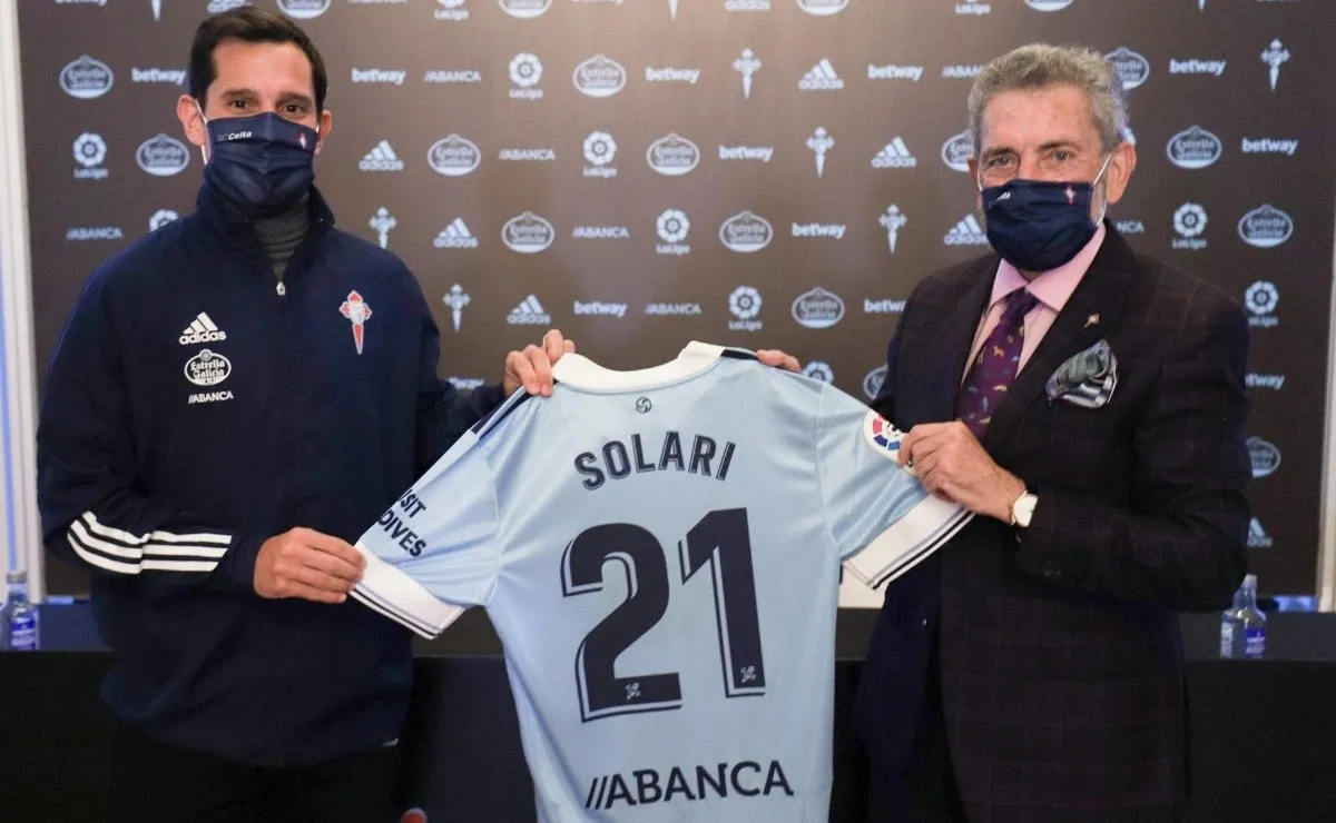 Augusto Solari fue presentado en Celta de Vigo