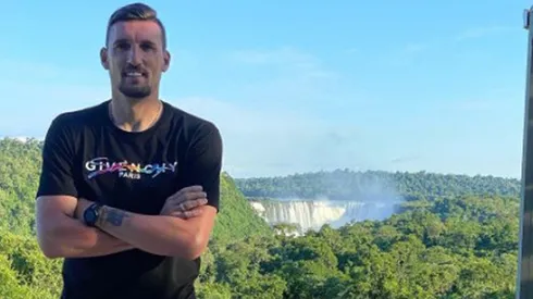 El arquero de River se fue unos días a descansar en Iguazú y se alojó muy cerca de las cataratas.