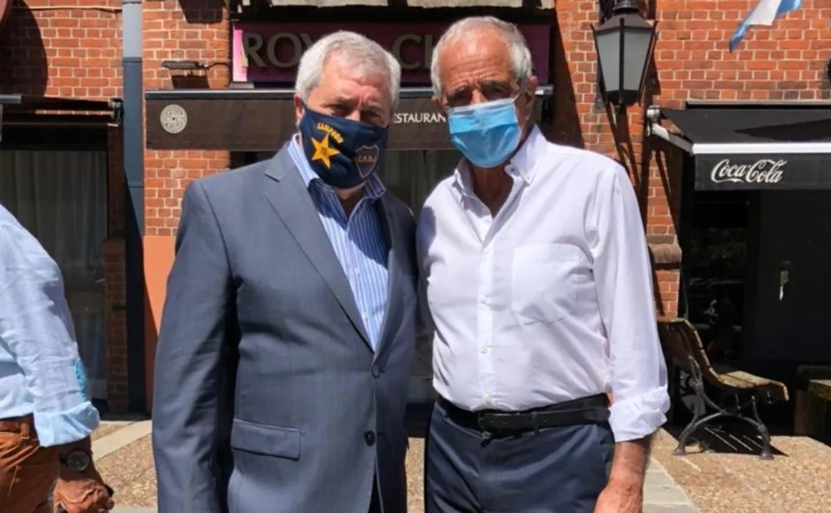 Rodolfo D'Onofrio se reunió con Jorge Amor Ameal y hablaron respecto a la vuelta de los hinchas a los estadios y de los torneos que se vienen con más equipos.