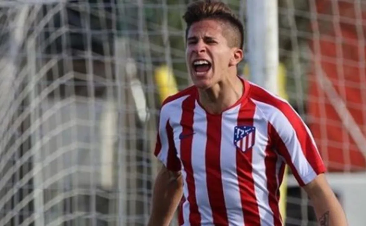 Giuliano Simeone debutó con gol en el Atlético Madrid B