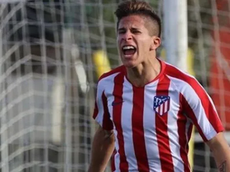 Giuliano Simeone debutó e hizo un gol