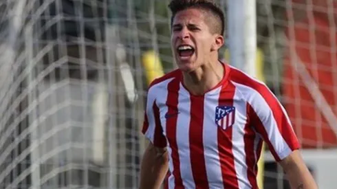 Giuliano Simeone debutó con gol en el Atlético Madrid B