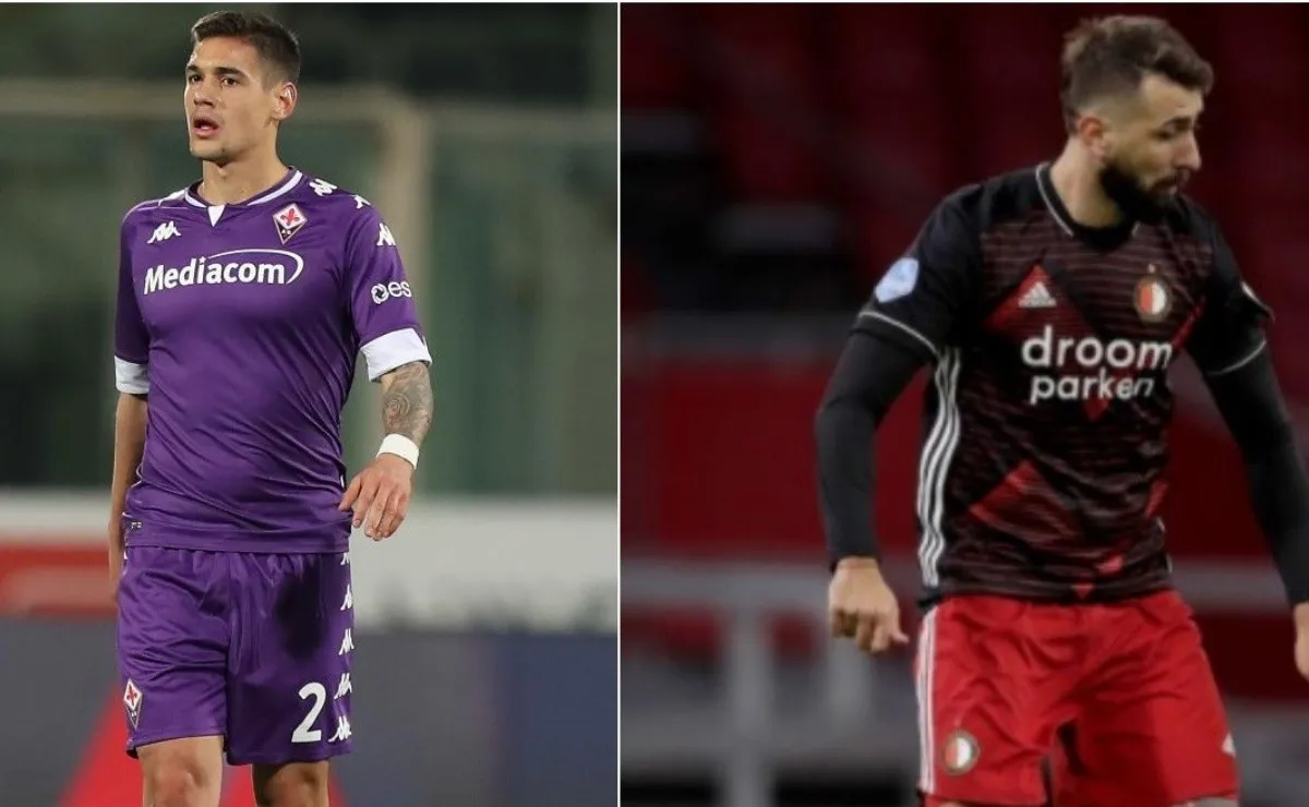 Martínez Quarta y Pratto ingresaron sobre el final este domingo en Europa