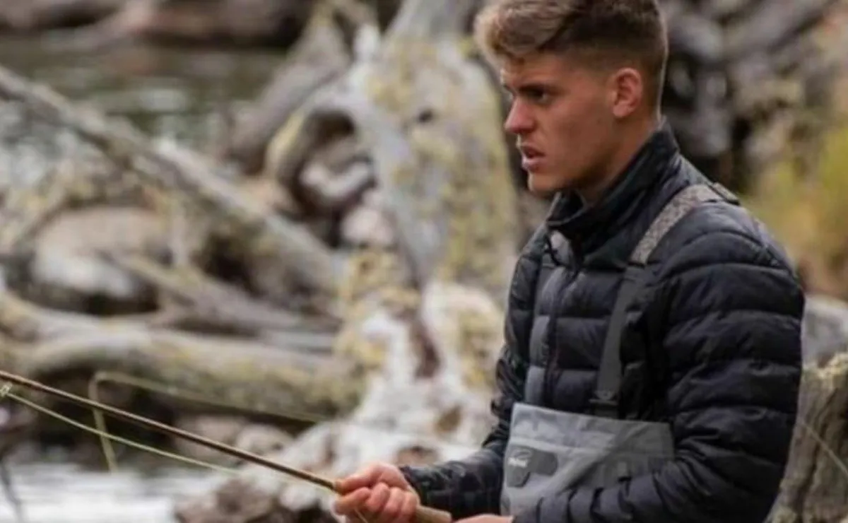 Federico Girotti disfruta su tiempo libre a pura pesca