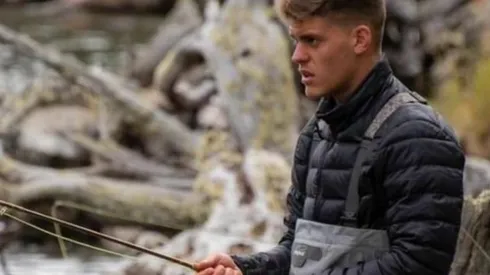 Federico Girotti disfruta su tiempo libre a pura pesca