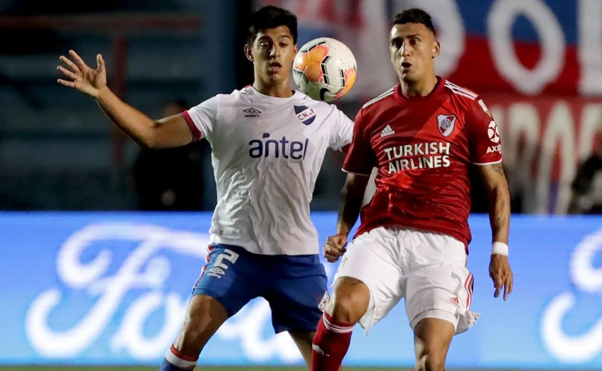 Mathías Laborda enfrentó a River en la Copa Libertadores hace algunas semanas