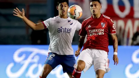 Mathías Laborda enfrentó a River en la Copa Libertadores hace algunas semanas
