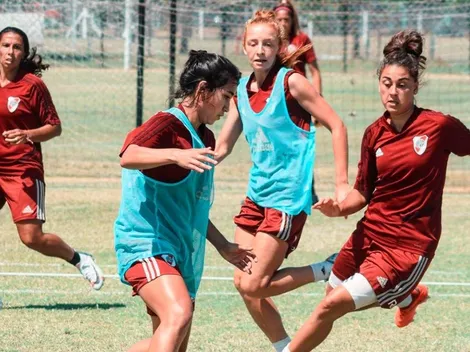 Las chicas se preparan para la final contra Boca