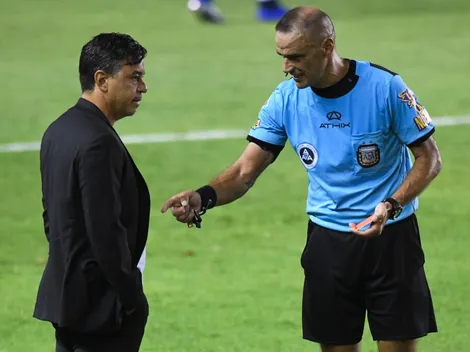 Gallardo fue expulsado por protestar