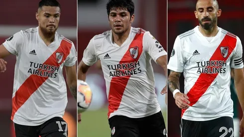 Marcelo Gallardo podría volver a utilizar a los tres marcadores centrales contra Palmeiras por la semifinal de la Copa Libertadores en el Allianz Parque.