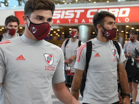 El apoyo de los hinchas antes de viajar a San Pablo