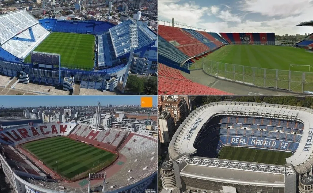 Todas las canchas donde River hizo las veces de local