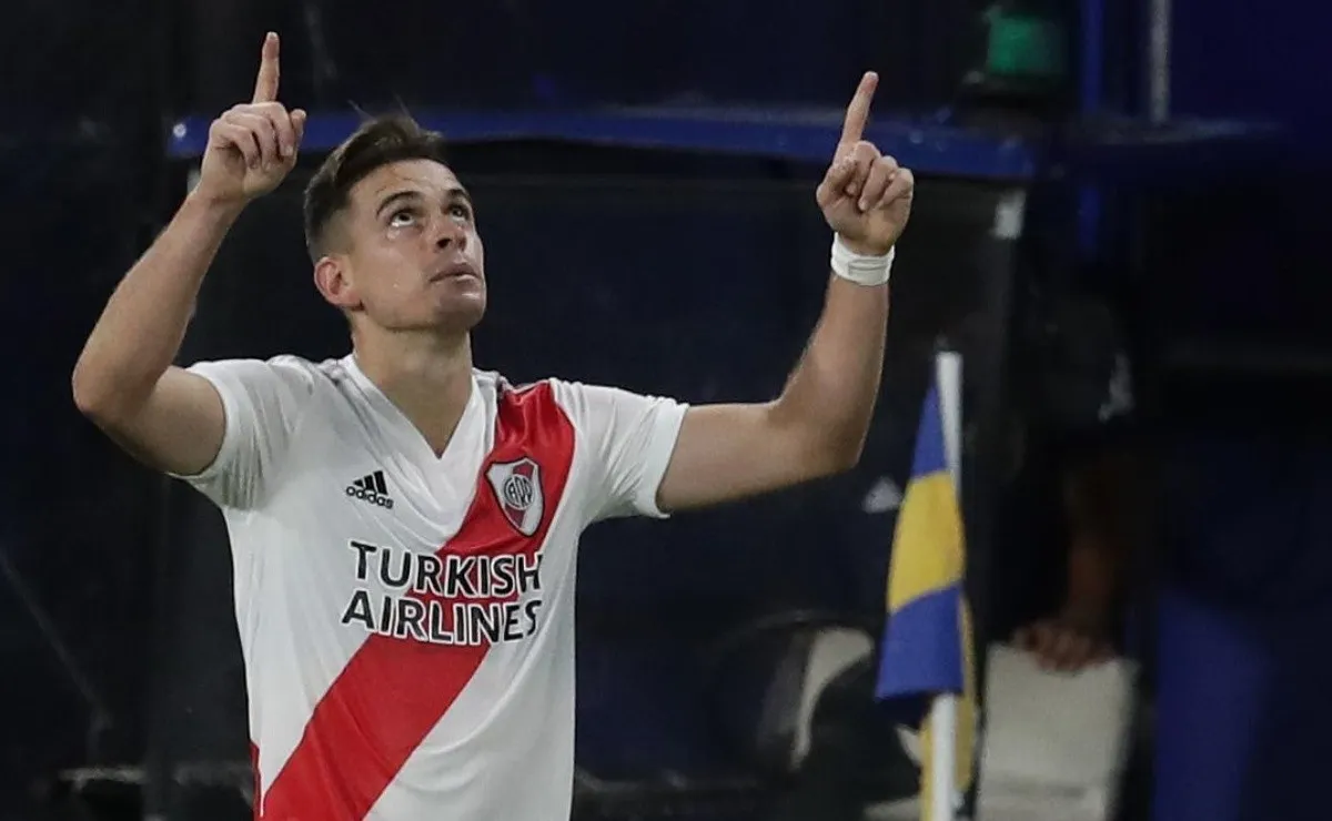 Rafael Santos Borré analizó el empate entre River y Boca en la Bombonera, se lamentó por el resultado y también habló de Palmeiras, el próximo rival del Más Grande.