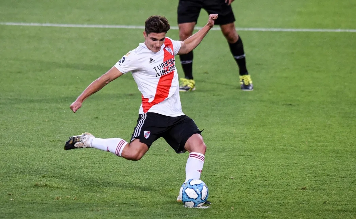 Julián Álvarez lleva jugados 43 partidos en la Primera de River y convirtió 10 goles.