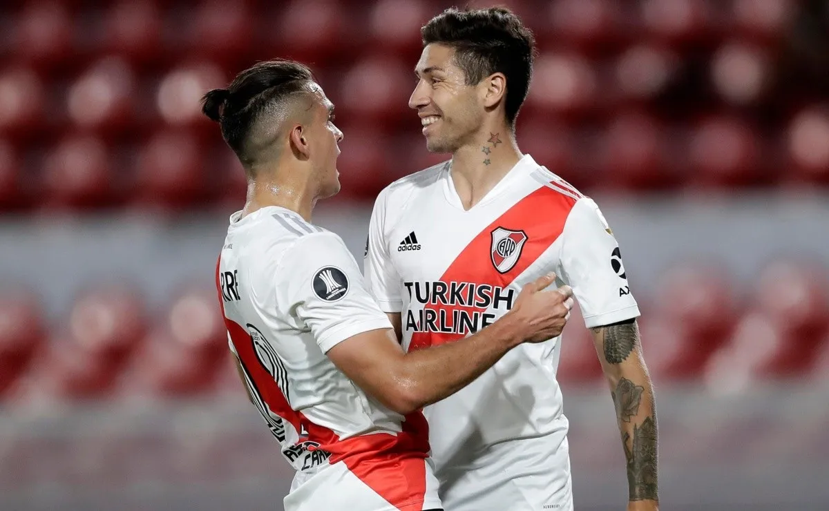 Borré, Montiel, Ponzio, Pinola, De La Cruz y Moreira finalizan su contrato con River a mitad de año y ya pueden negociar con otros clubes.