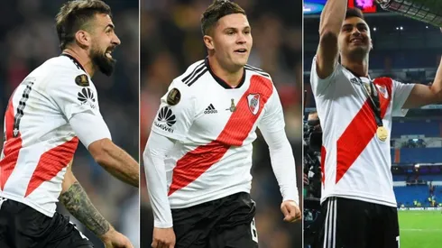 Pratto, Quintero y Martínez, los tres autores de los goles en Madrid ya no están jugando en River