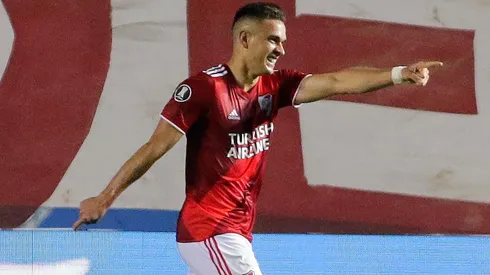 Rafael Santos Borré analizó el triunfo ante Nacional, habló de la importancia de volver al gol y le agradeció a sus compañeros por ayudarlo en este camino.