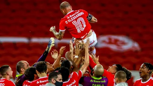 Andrés D'Alessandro jugó su último partido en Internacional de Porto Alegre