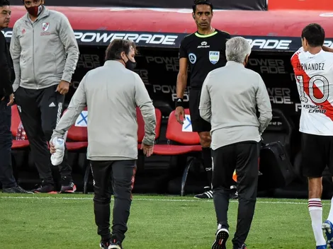 Nacho Fernández salió por una lesión