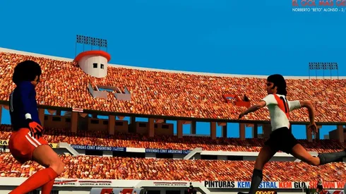 Recrearon en 3D el gol del Beto Alonso que no pudo hacer Pelé