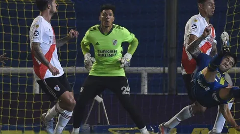 Enrique Bologna atajó 12 partidos en River y acumula cinco títulos.