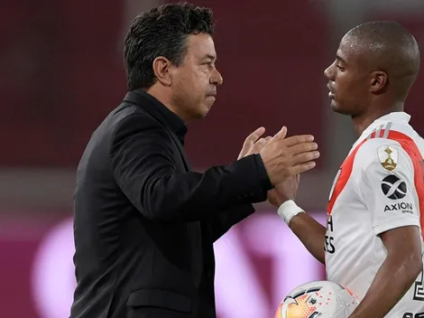 El gesto de De La Cruz con Gallardo y Biscay después del desplante