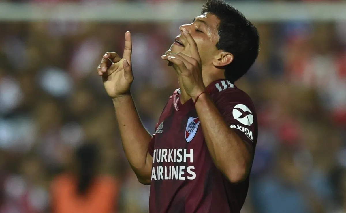 Robert Rojas acumula 5 goles en 32 partidos oficiales en River