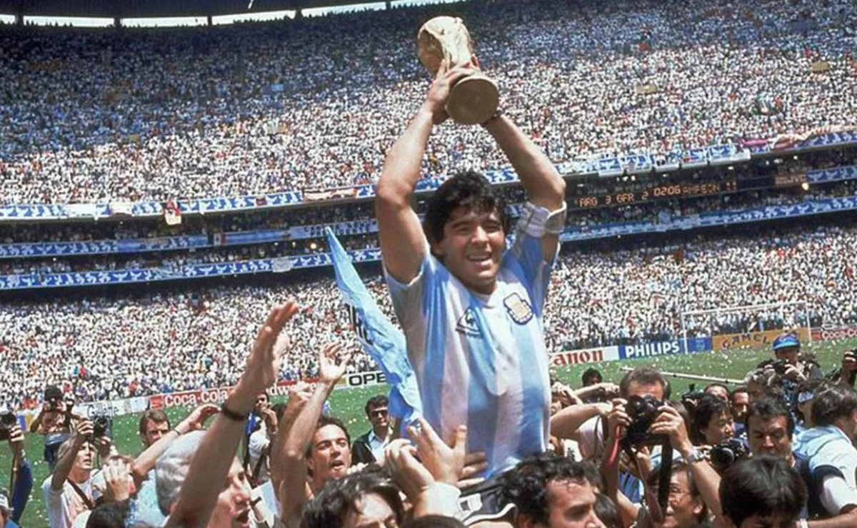 Gran parte del mundo River recordó a Maradona luego de su muerte