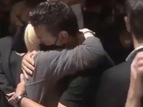 Gallardo fue a despedir a Maradona