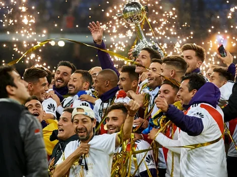 El talismán de River viajó desde Colombia a Brasil