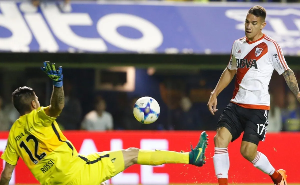 El delantero que actualmente se encuentra en Talleres de Córdoba jugó 42 partidos en River y convirtió cuatro goles.