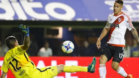 El delantero que actualmente se encuentra en Talleres de Córdoba jugó 42 partidos en River y convirtió cuatro goles.