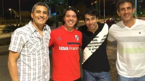 Javier Sodero, ex arquero de River y amigo de Gallardo.